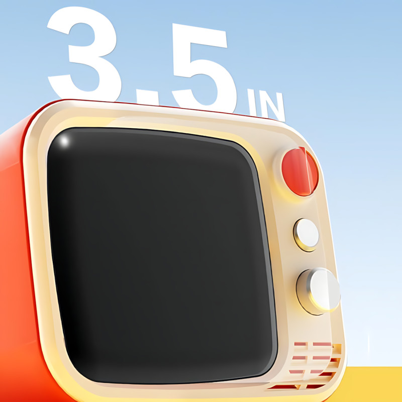 Игровая приставка H7 Mini TV РЕТРО с экраном 3,5&Prime;, HDMI + AV, 2 джойстика 2.4G, аккумуляторная ретро-консоль NES для ТВ, 740 игр фото - 6