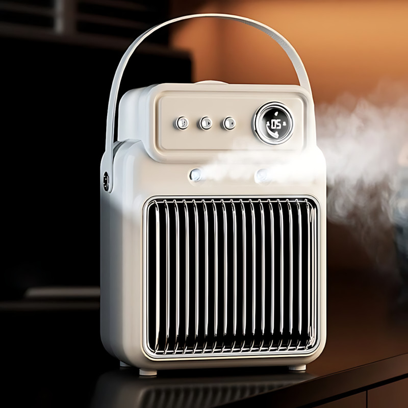 Электрический обогреватель 2-в-1 с увлажнителем 1200 Вт, PTC + графен, таймер 2&ndash;8 ч, 3 режима, вентилятор, 220 В фото - 4