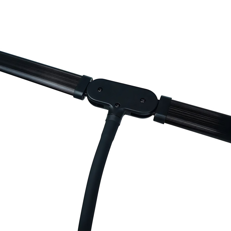 Настільна лампа MA729 з гнучкою ніжкою, LED 10 Вт, регулювання яскравості, температури світла 3000-6000K, USB, струбцина фото - 3