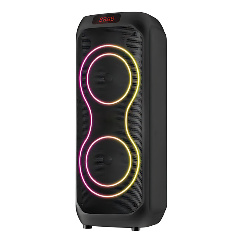 Портативна колонка SING-E ZQS8255 з караоке, Bluetooth, 40 Вт, 12" динамік, RGB-підсвітка, FM-радіо фото - 3