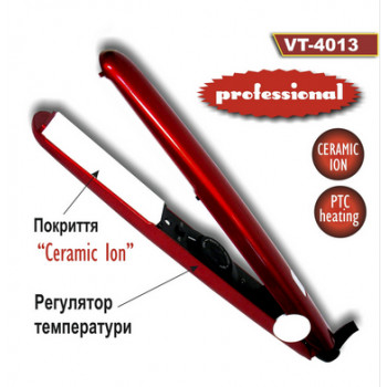 Выпрямитель для волос Vitalex VT-4013, щипцы для выпрямления волос, выпрямитель для волос керамика