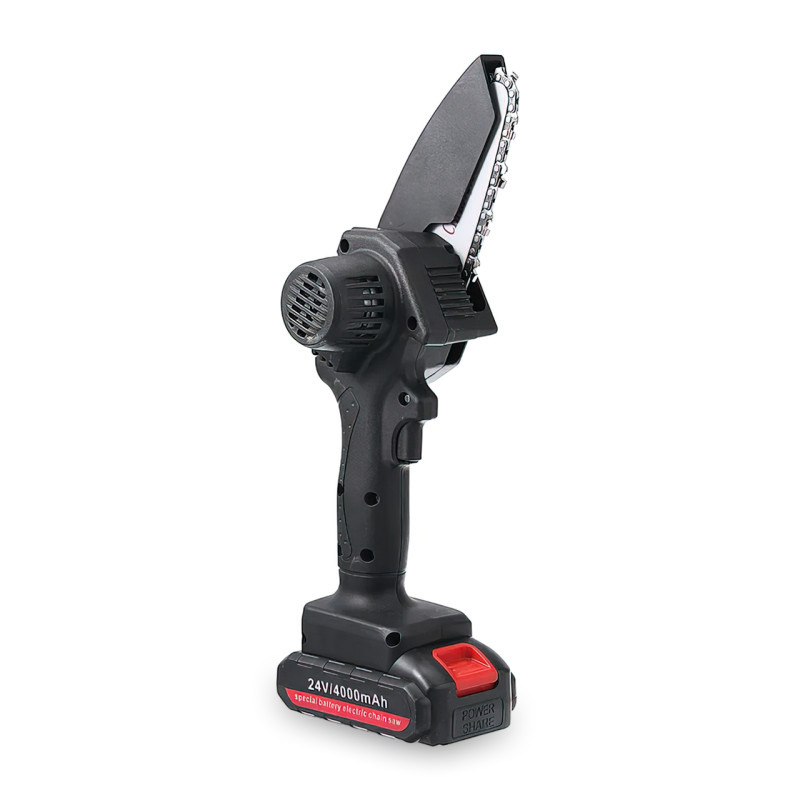 Пила акумуляторна Chainsaw, 4000 мА/год, 24 В, ручна, ланцюгова, електрична, на 2 акумулятори, у кейсі фото - 3