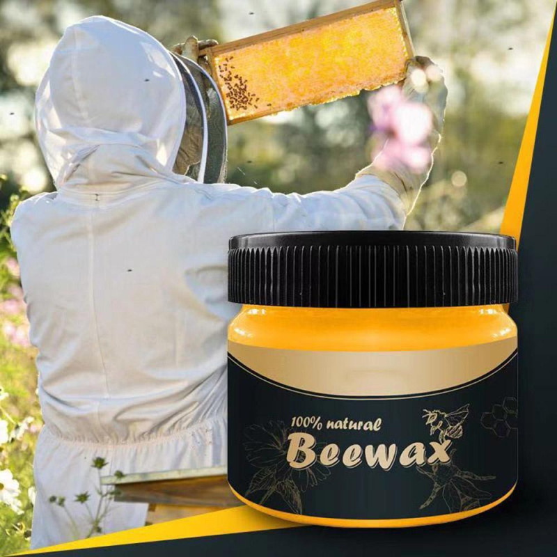 Воск для защиты и полировки мебели Beewax в банке 80 г фото - 6