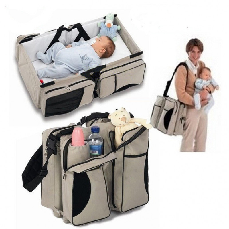 Многофункциональная сумка — детская кровать Ganen Baby Travel Bed фото - 2