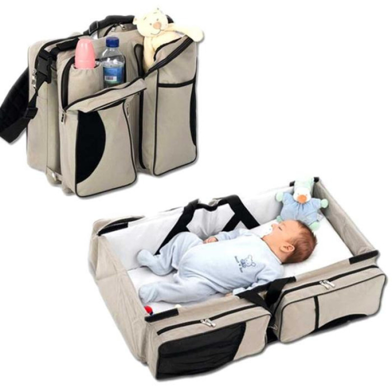 Многофункциональная сумка — детская кровать Ganen Baby Travel Bed фото - 3