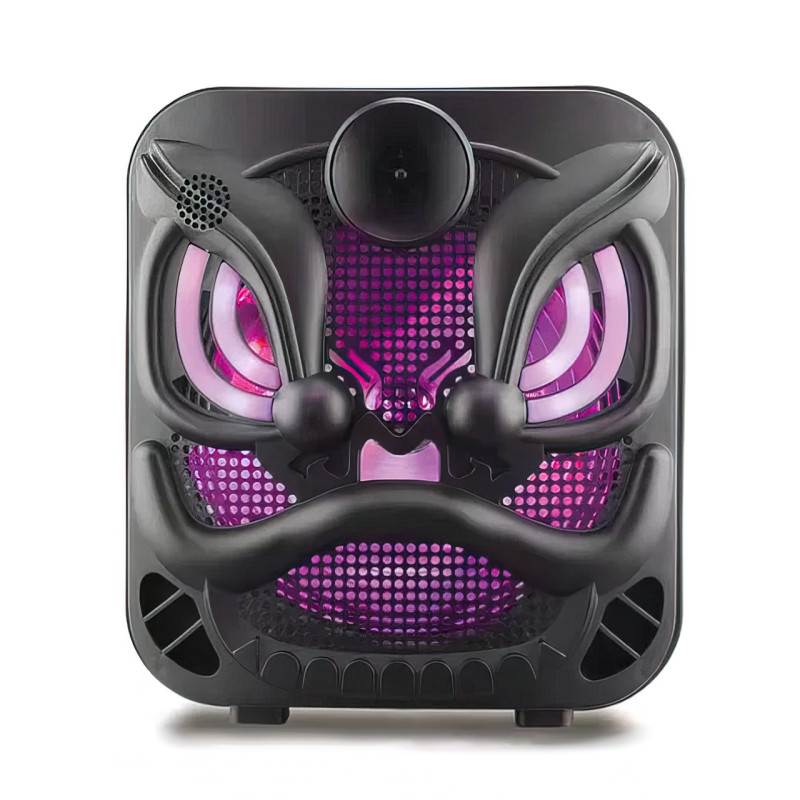 Портативна колонка RX-8130A з RGB-підсвіткою, 5 Вт, від 2 до 20 кГц, з USB, SD-картою і FM-радіо фото - 3