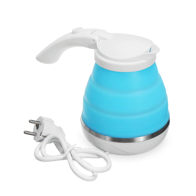 Складаний електричний чайник Electric Kettle, силіконовий, портативний, 600 мл, 800 Вт фото - 2