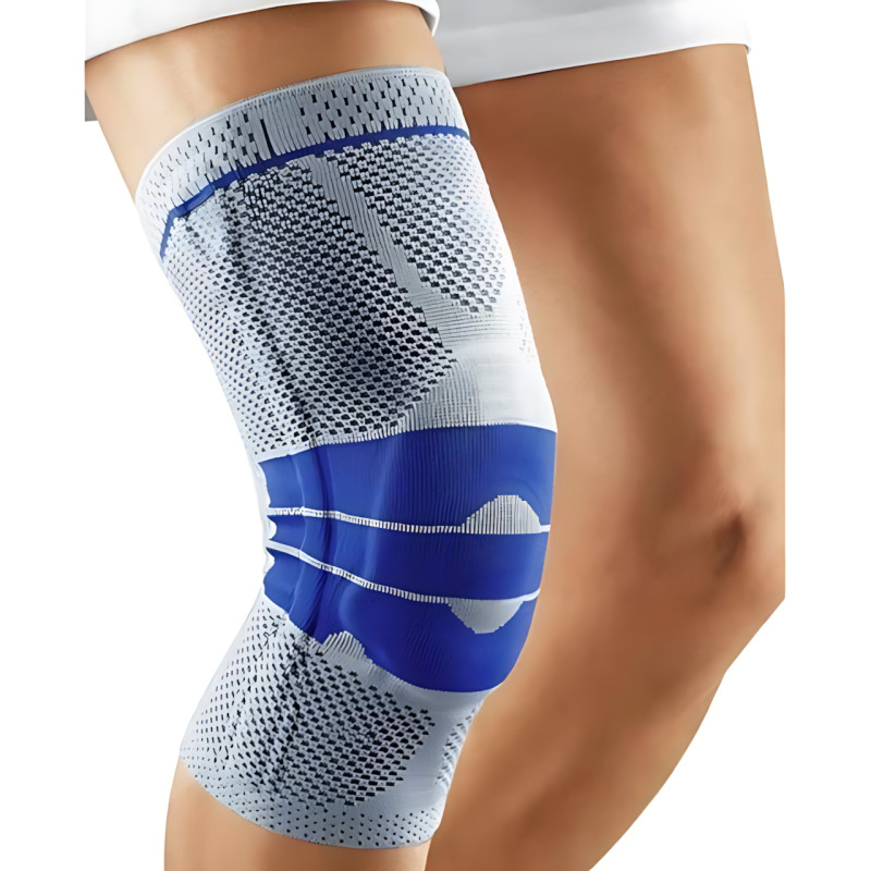 Активный бандаж коленного сустава, коленный ортез KNEE SUPPORT динамический бандаж с силиконовым кольцом фото - 2