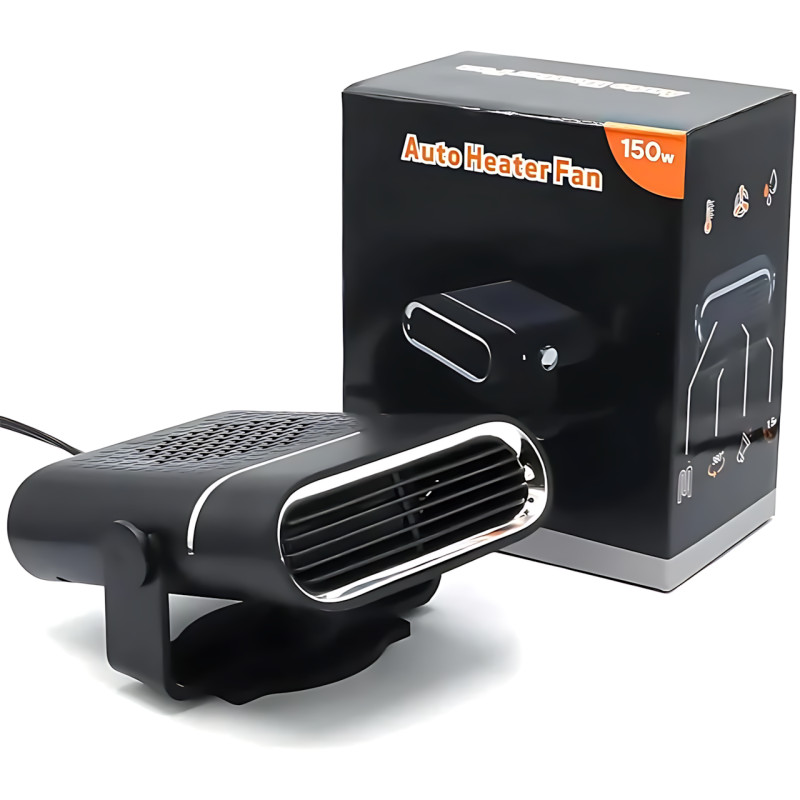 Автомобильный обогреватель Lesko LY-120, 12V, 150W, тепловентилятор в прикуриватель с функцией обогрева, охлаждения, вращение 360° фото - 10