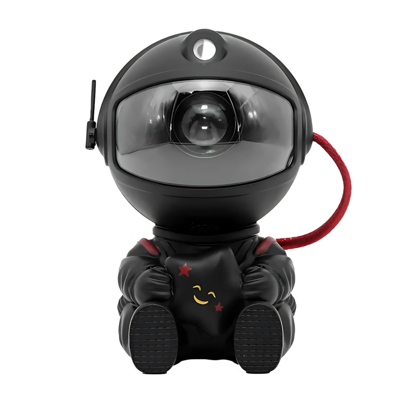 Проектор звездного неба, лазерный ночник на пульту Astro Star Mini, светильник LED ночник Космонавт, черный фото - 3