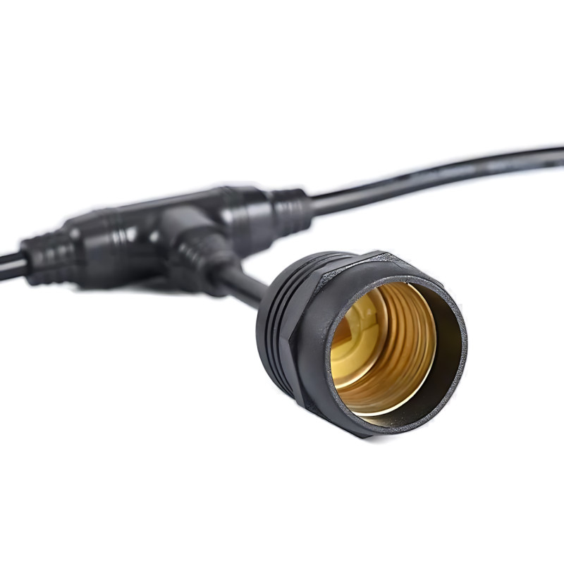 Світлодіодна гірлянда MA717 10 м, 25 LED, сонячна батарея 1200 mAh, пульт ДК, 2 режими, вулична вологозахищена підсвітка фото - 6