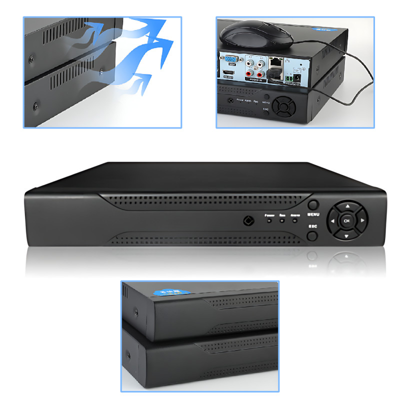 Відеореєстратор DVR CAD 6608/1208 AHD 8 каналів, підтримка IP-камер, стиснення H.264, VGA/HDMI виходи фото - 2