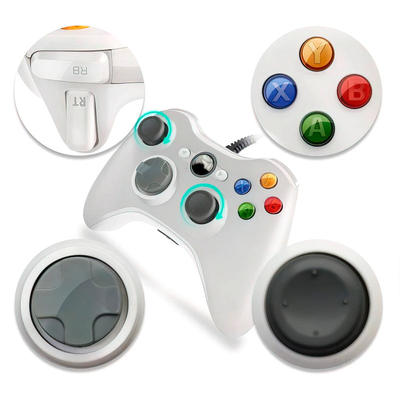 Проводной контроллер для Xbox 360 и ПК фото - 4
