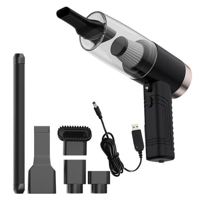 Мощный автомобильный пылесос Vacuum cleaner 2 IN1