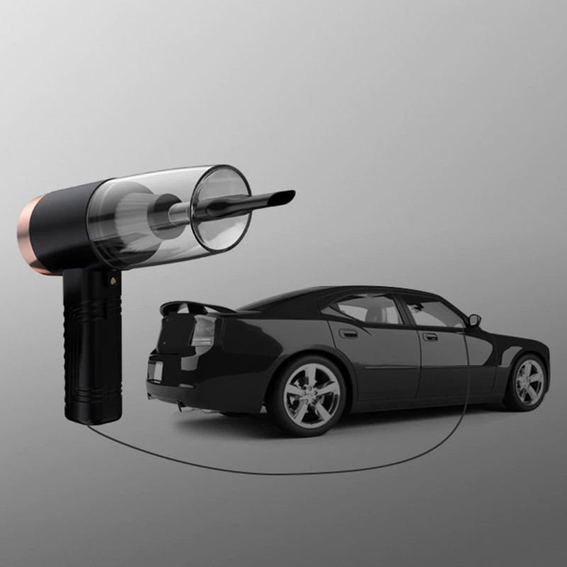 Мощный автомобильный пылесос Vacuum cleaner 2 IN1 фото - 3