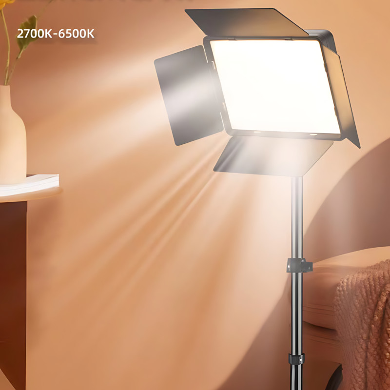 Світлодіодна лампа блогера, відеосвітло Camera light RL-900 c пультом 3000k-6500k фото - 5