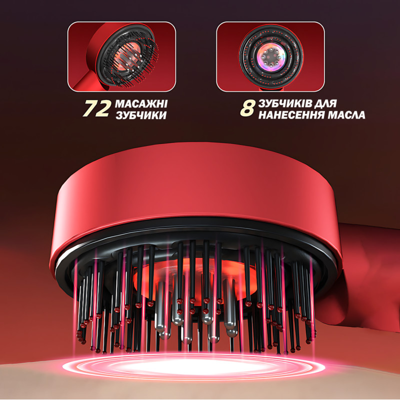 Многофункциональная массажная расческа Massage and Nourish, массажер для микроблейдинга, нанесения масел фото - 7