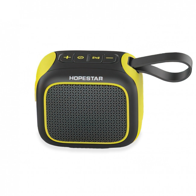 Портативная колонка HOPESTAR A22 с микрофоном и влагозащитой Черно-желтая