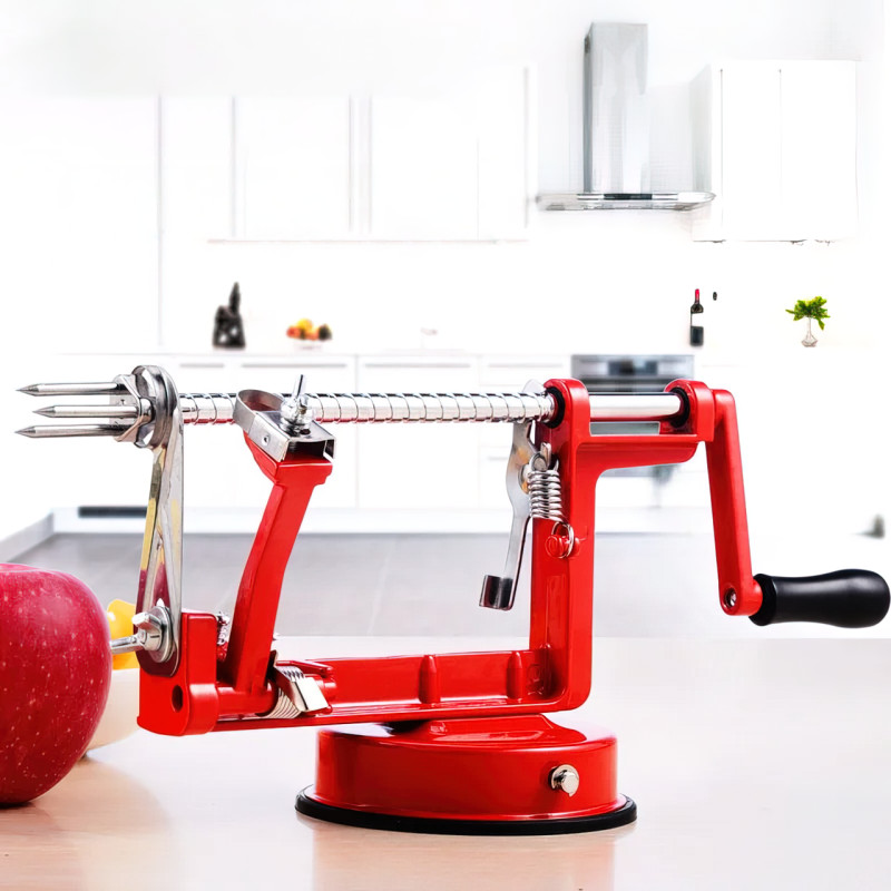 Устройство для чистки и нарезки фруктов и овощей Core Slice Peel, 120 порция в час, толщина нарезки 2 мм фото - 2