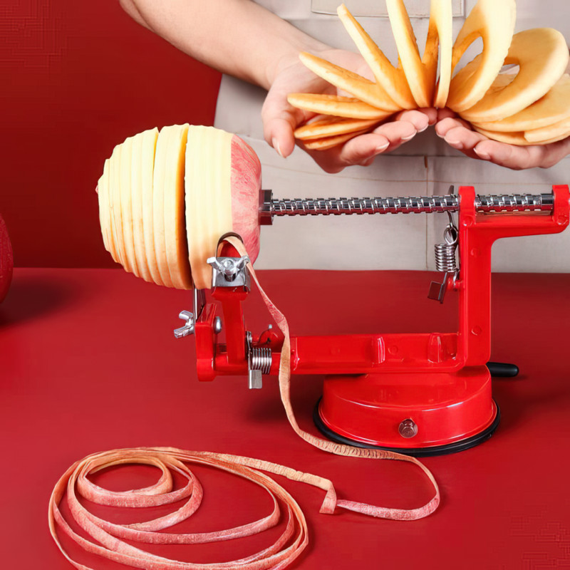 Устройство для чистки и нарезки фруктов и овощей Core Slice Peel, 120 порция в час, толщина нарезки 2 мм фото - 4