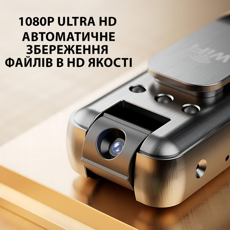 WI-Fi HD Body Camera з нічним баченням і записом 1080P, що перезаряджається, з магнітом і затискачем для одягу фото - 8