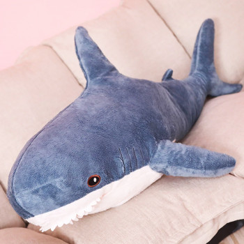 Мягкая игрушка подушка акула IKEA BLAHAJ 60см