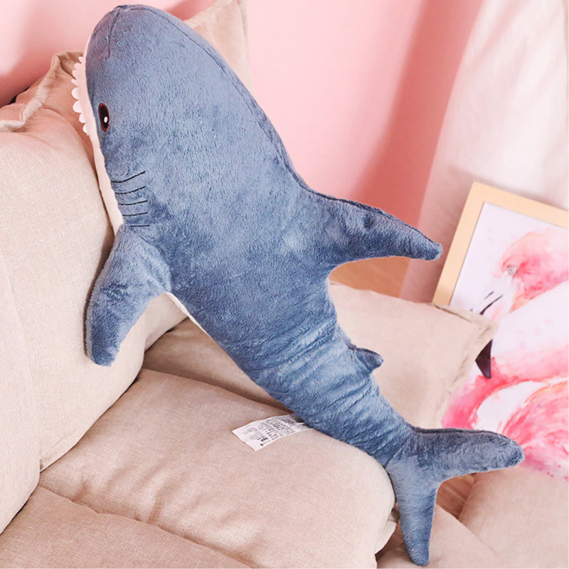 Мягкая игрушка подушка акула IKEA BLAHAJ 60см фото - 5