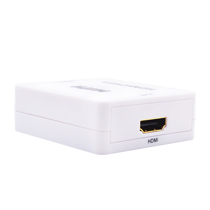 Конвертер HDMI to VGA с аудио 3.5 мм, 1080P, питание от HDMI фото - 7