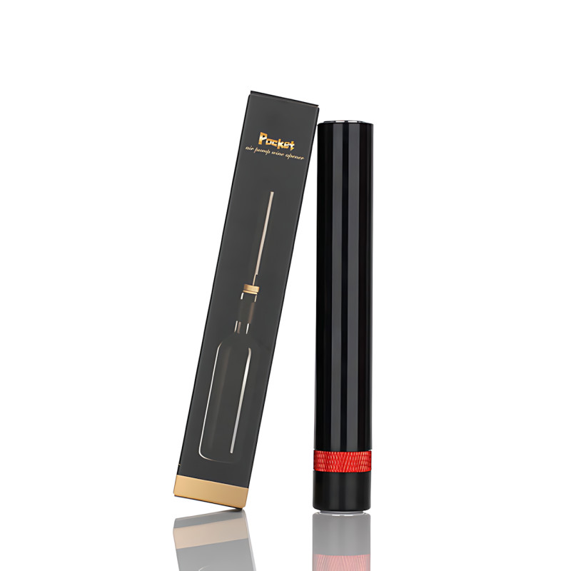 Пневматический штопор для вина с иглой и насосом, без батареек, быстрое открытие, портативный, для всех винных бутылок фото - 2