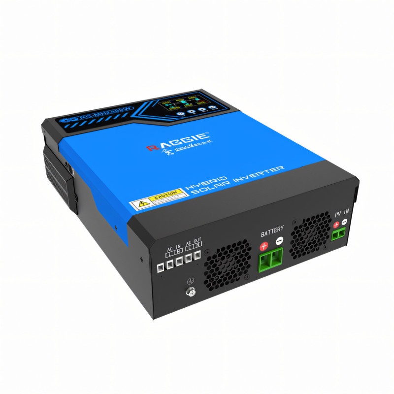 Гібридний інвертор Raggie RG-MH2400W 24V MPPT-80A із зарядним пристроєм для сонячних панелей фото - 3