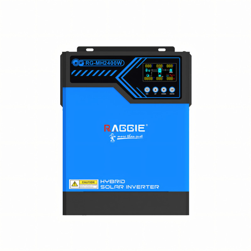 Гібридний інвертор Raggie RG-MH2400W 24V MPPT-80A із зарядним пристроєм для сонячних панелей фото - 2