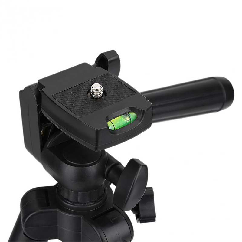 Штатив для видеотехники и смартфона с уровнем TRIPOD TF-3120, телескопический, черный фото - 2
