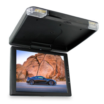 Автомобильный потолочный монитор TM-1599FS, 15", TFT, LCD с TV тюнером