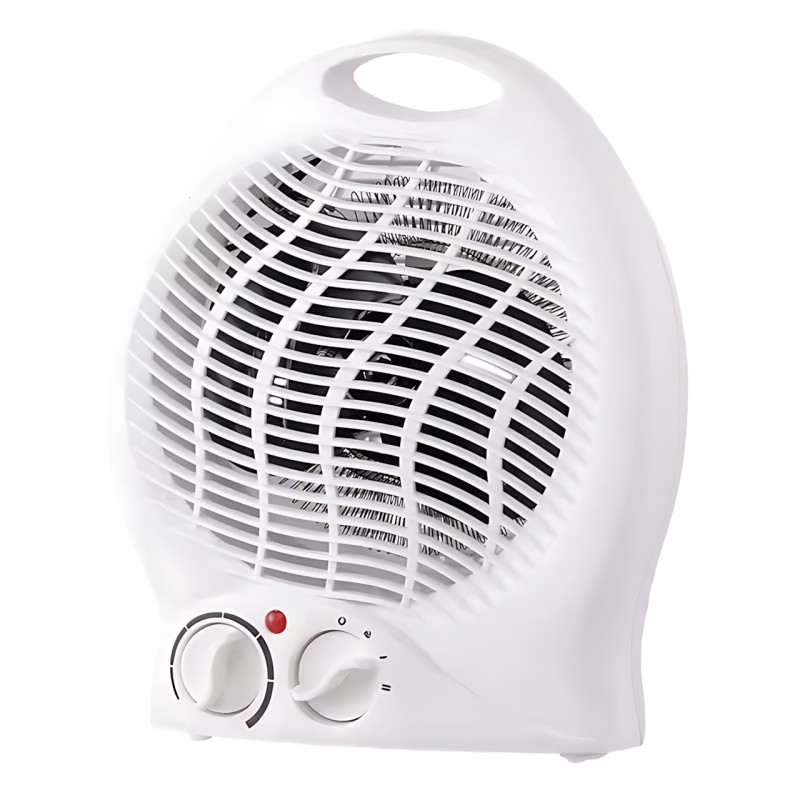 Дуйка Heater MS5902, тепловентелятор обогреватель Domotec до 20 м², работа от розетки, мощность 2000 Вт, белый фото - 2