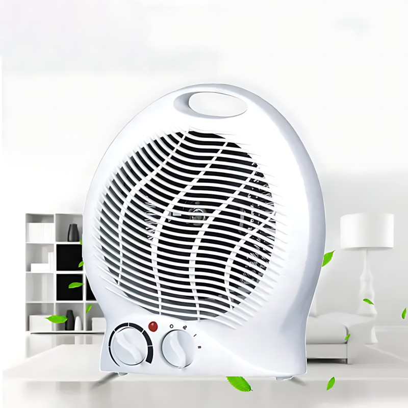 Дуйка Heater MS5902, тепловентелятор обогреватель Domotec до 20 м², работа от розетки, мощность 2000 Вт, белый фото - 7