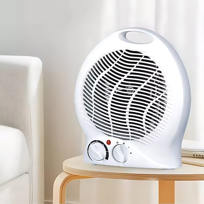 Дуйка Heater MS5902, тепловентелятор обогреватель Domotec до 20 м², работа от розетки, мощность 2000 Вт, белый фото - 8