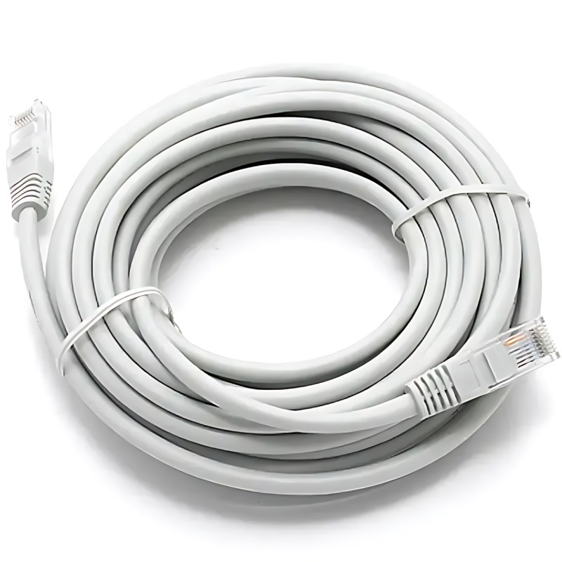 Патч-корд LAN RJ-45 UTP Cat.5e, 10 м, інтернет-кабель 13525, для роутерів, модемів, ПК 5 фото - 9