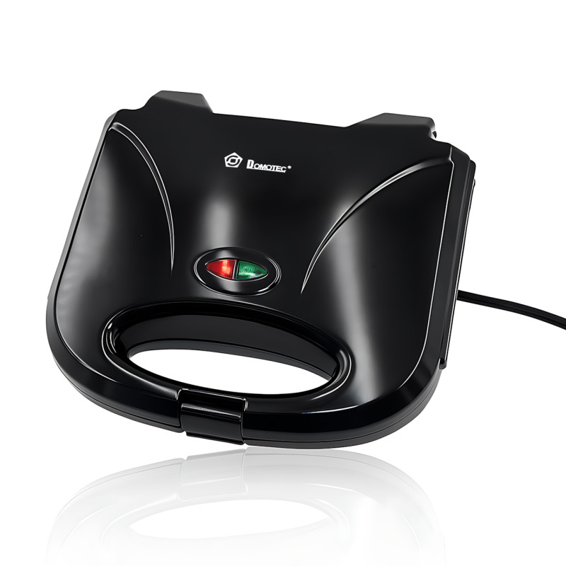 Сендвичница-гриль Domotec MS-7709, 1000 Вт – бутербродница с антипригарным покрытием, блокировкой корпуса, индикацией, 220V фото - 3