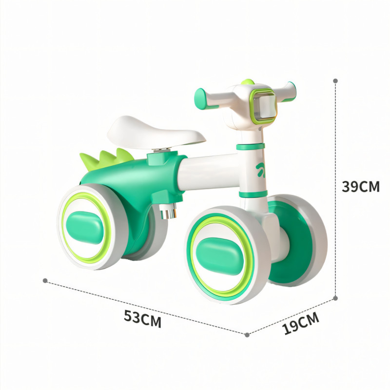 Біговел LS-1005 Bybeo Baby з музикою й підсвіткою, прогулянковий велосипед 1-5 років, 4 колеса, пластик, складаний фото - 6
