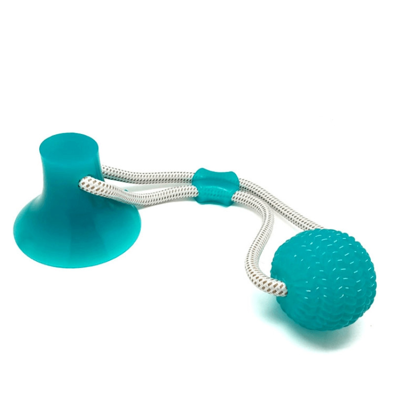 Іграшка для домашніх тварин з присоскою, Dog toy rope PULL фото - 2