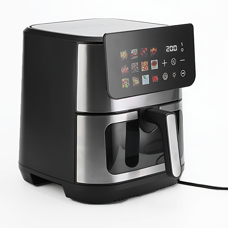 Аэрофритюрница DOMOTEC MS-3224 12 л, 4500 Вт, 2 ТЭНа, Air Fryer 360&deg;, LED-дисплей, жарка без масла, гриль и выпечка фото - 2