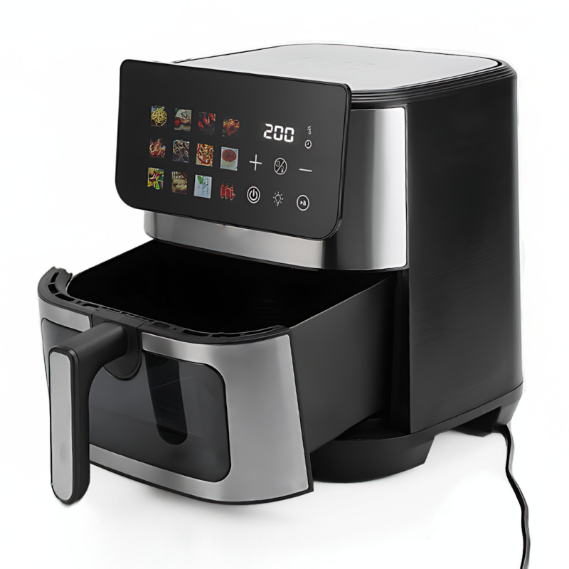 Аэрофритюрница DOMOTEC MS-3224 12 л, 4500 Вт, 2 ТЭНа, Air Fryer 360&deg;, LED-дисплей, жарка без масла, гриль и выпечка фото - 3