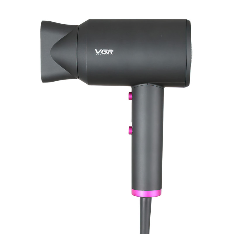 Фен для волос VGR V-400 с холодным и горячим воздухом, с концентратором, 2000 Вт фото - 2