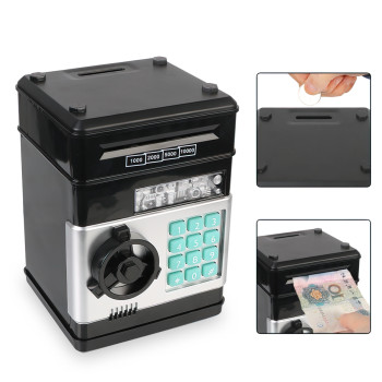 Игрушечный детский сейф Number Bank с электронным кодовым замком для банкнот и монет