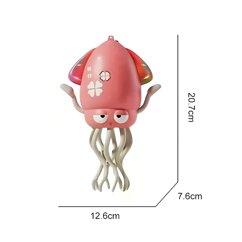 Интерактивная игрушка &laquo;Танцующий осьминог&raquo; (158-21C), музыкальная, с сенсором препятствий, USB-зарядка, подвижные движения Желтый фото - 9