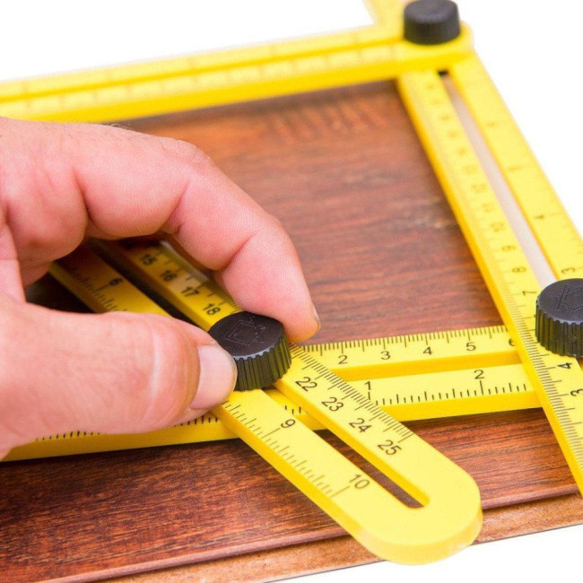 Профессиональная линейка шаблон Multifunctional Folding Ruler для сложных измерений