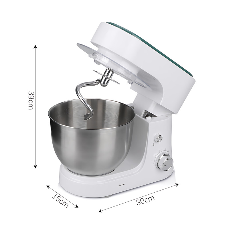 Миксер стационарный тестомес BITEK BT-6611O, 3000 Вт, 7 скоростей, планетарная система смешивания, чаша 4 фото - 9