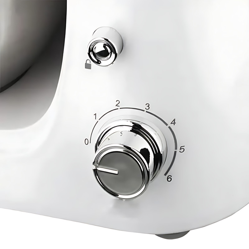 Миксер стационарный тестомес BITEK BT-6611O, 3000 Вт, 7 скоростей, планетарная система смешивания, чаша 4 фото - 6