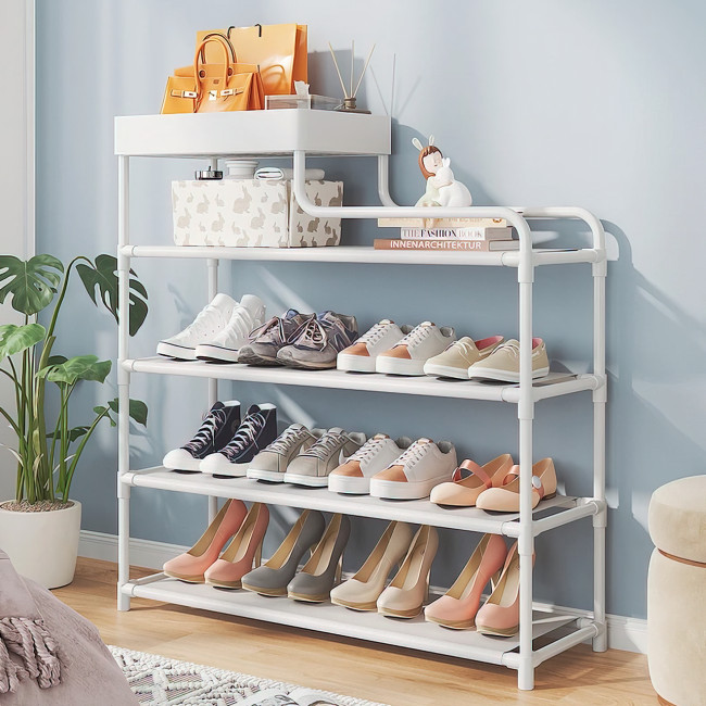 Полка для обуви CLOTHES RACK 113, 5 ярусов, 18 см между полками, металлическая