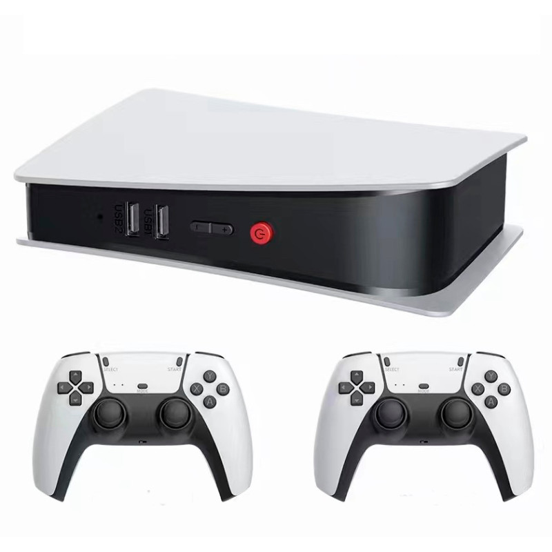 Ігрова консоль, 2 бездротові джойстики. Приставка M5 HDMI з динаміком. Game box 4K FullHd. 64Gb/128Gb фото - 2